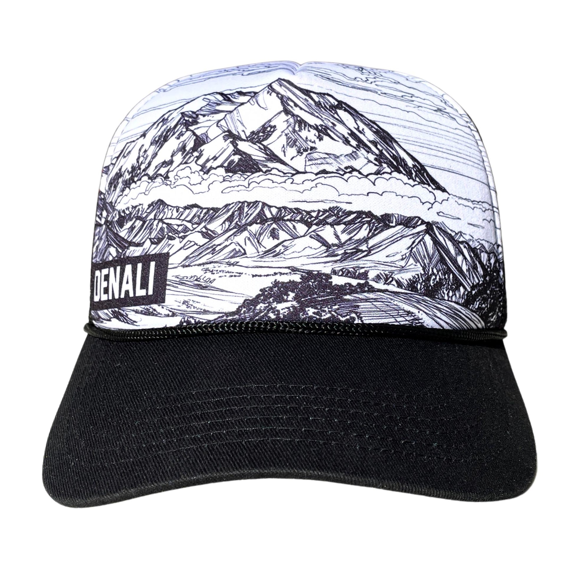 Denali Mountain on a Trucker Hat front | Hiker Sight