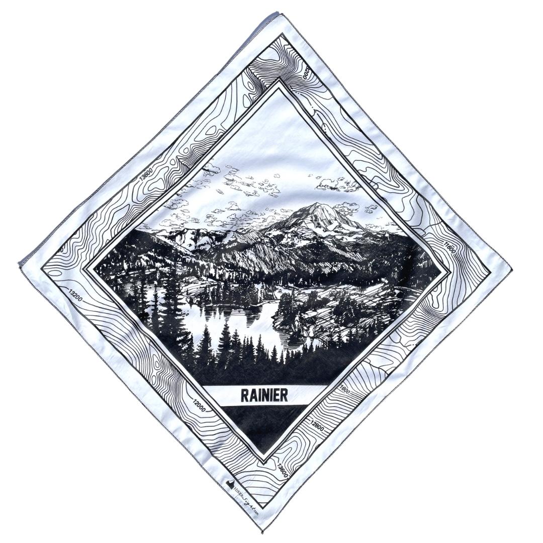 Mount Rainier bandana | Hiker Sight